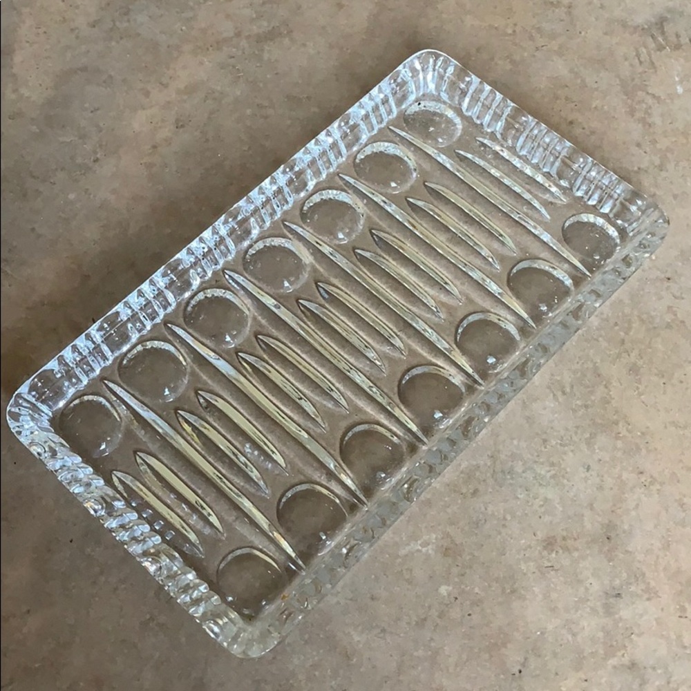 Glass Textured Eyeglass Tray